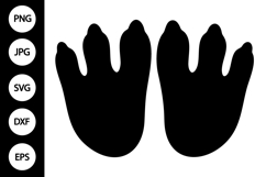 Dinosaur Footprints SVG Product Image 1
