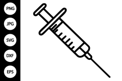Syringe SVG Product Image 1