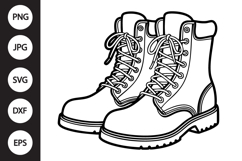 Work Boots SVG Product Image 1