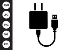 Phone Charger SVG Product Image 1