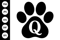 Paw Alphabet SVG Product Image 1