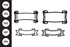 Banner SVG, Banner Clipart Product Image 1