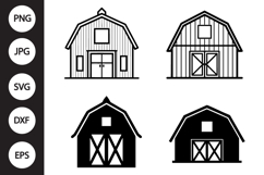 Farm Barn SVG, Farm Barn Clipart Product Image 1