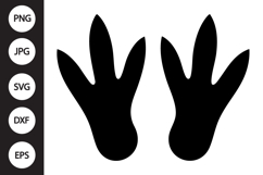 Dinosaur Footprints SVG Product Image 1