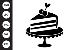 Cake Slice SVG Product Image 1
