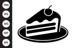 Cake Slice SVG Product Image 1