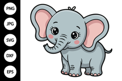 Baby Elephant SVG Product Image 1