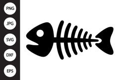 Fish Skeleton SVG Product Image 1