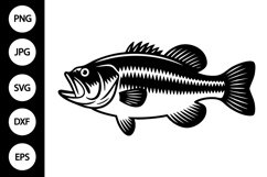 Smallmouth Bass SVG Product Image 1
