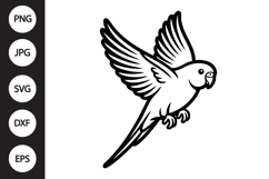 Budgie Bird SVG Product Image 1