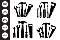 Repair Tools SVG, Repair Tools Clipart Product Image 1