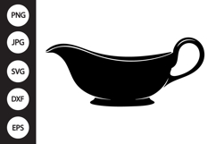 Gravy Boat SVG Product Image 1