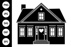 Silhouette House SVG Product Image 1