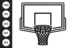 Basketball Hoop SVG Product Image 1