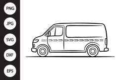 Postal Truck SVG Product Image 1