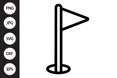 Golf Flag SVG Product Image 1