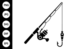 Fishing Rod SVG Product Image 1