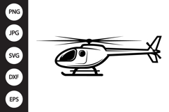 Helicopter SVG Product Image 1