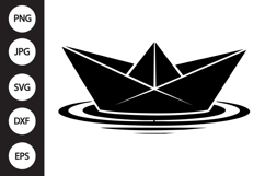 Paper Boat SVG Product Image 1