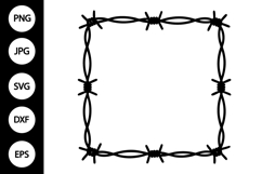 Barbed Wire SVG Product Image 1