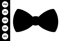 Bow Tie Silhouette SVG Product Image 1