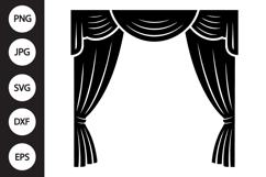 Stage Curtain SVG Product Image 1