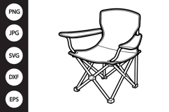 Camping Chair SVG Product Image 1