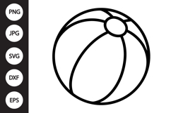 Beach Ball SVG Product Image 1