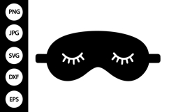 Sleeping Mask SVG Product Image 1