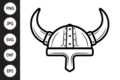 Viking Helmet SVG Product Image 1