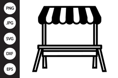 Shop Stand SVG Product Image 1