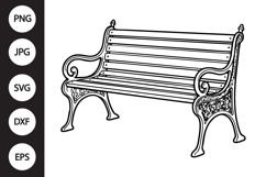 Bench SVG Product Image 1