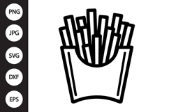 French Fries SVG Product Image 1