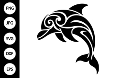 Tribal Dolphin SVG Product Image 1