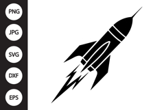 Rocket Ship SVG Product Image 1