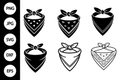 Bandana SVG Bundle, Bandana SVG Product Image 1