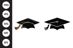 Graduation Cap SVG, Graduation Cap Clipart Product Image 1