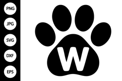 Paw Alphabet SVG Product Image 1