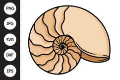 Nautilus Shell SVG Product Image 1