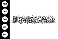 Floral Border SVG Product Image 1