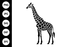 Giraffe Silhouette SVG Product Image 1