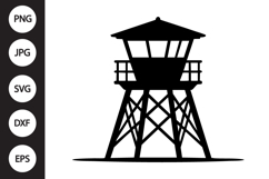 Watch Tower SVG Product Image 1