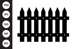Picket Fence SVG Product Image 1