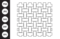 Basket Weave Pattern SVG Product Image 1