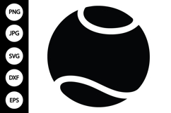 Tennis Ball SVG Product Image 1