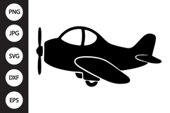 Cartoon Airplane SVG Product Image 1