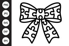 Puzzle Bow SVG Product Image 1