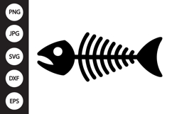 Fish Skeleton SVG Product Image 1