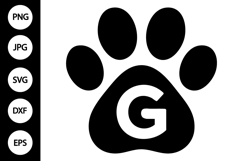 Paw Alphabet SVG Product Image 1