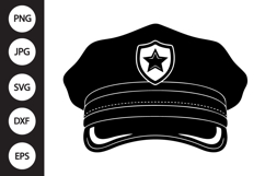 Police Hat SVG Product Image 1